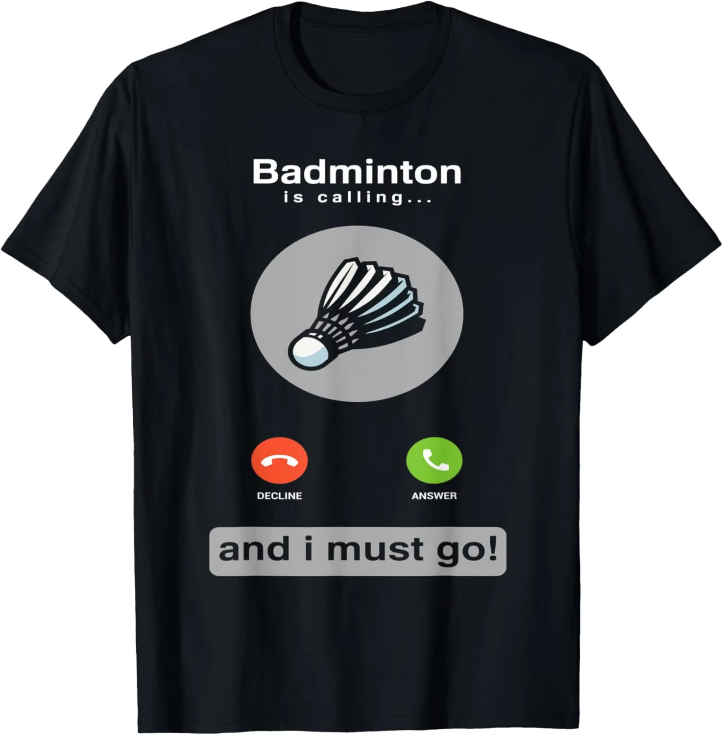 Badminton Quotes Short - Kaus Bulu Tangkis Lucu Kaus Hadiah