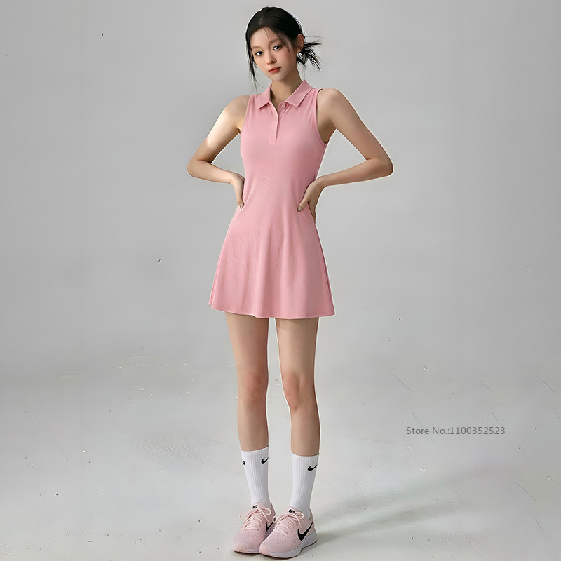 Gaun Tenis Golf Wanita Tanpa L - Badminton Outfit ulasan dan harga