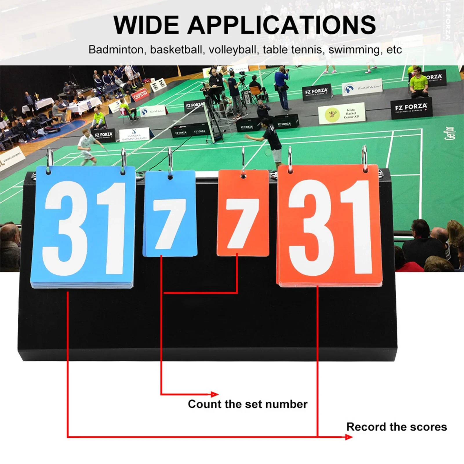Papan Skor Kompetisi Olahraga  - Badminton Score ulasan dan harga
