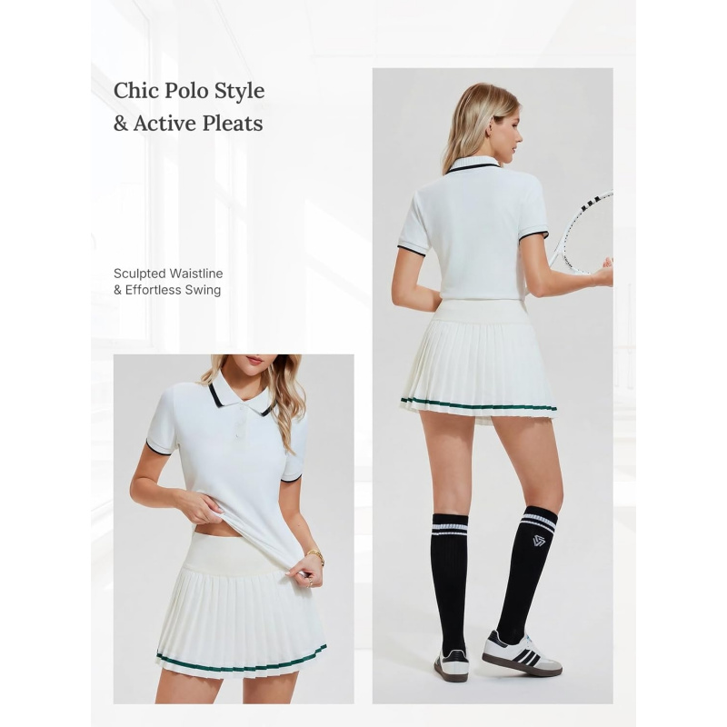 Set Rok Tenis 2 Potong Wanita  - Badminton Outfit ulasan dan harga