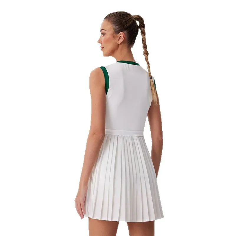 Gaun Tenis Golf Wanita Berlipi - Badminton Outfit ulasan dan harga