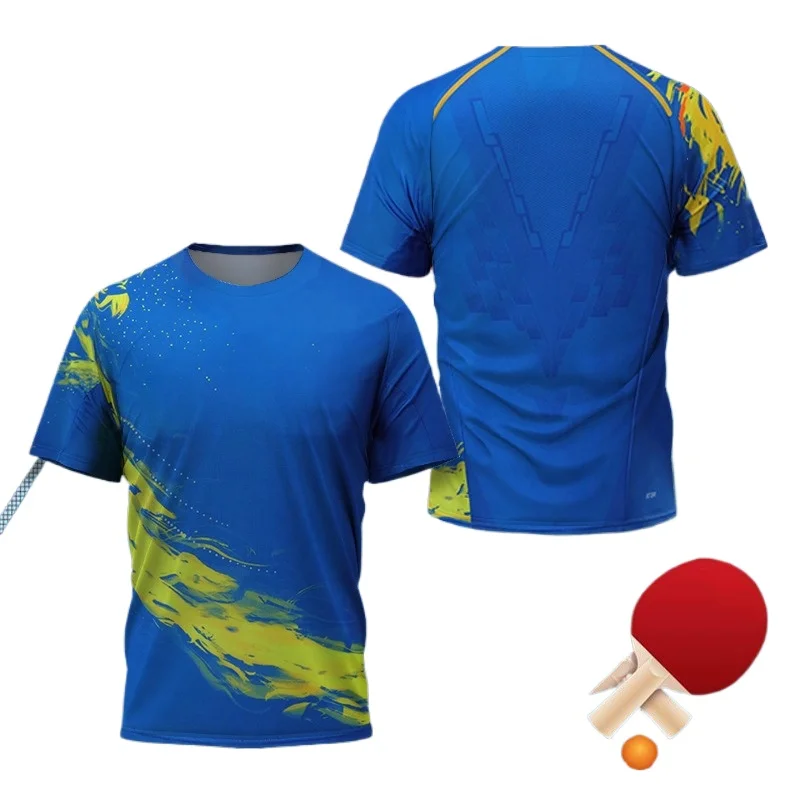Kaus Grafis Tenis Meja CHINA D - Badminton Outfit ulasan dan harga