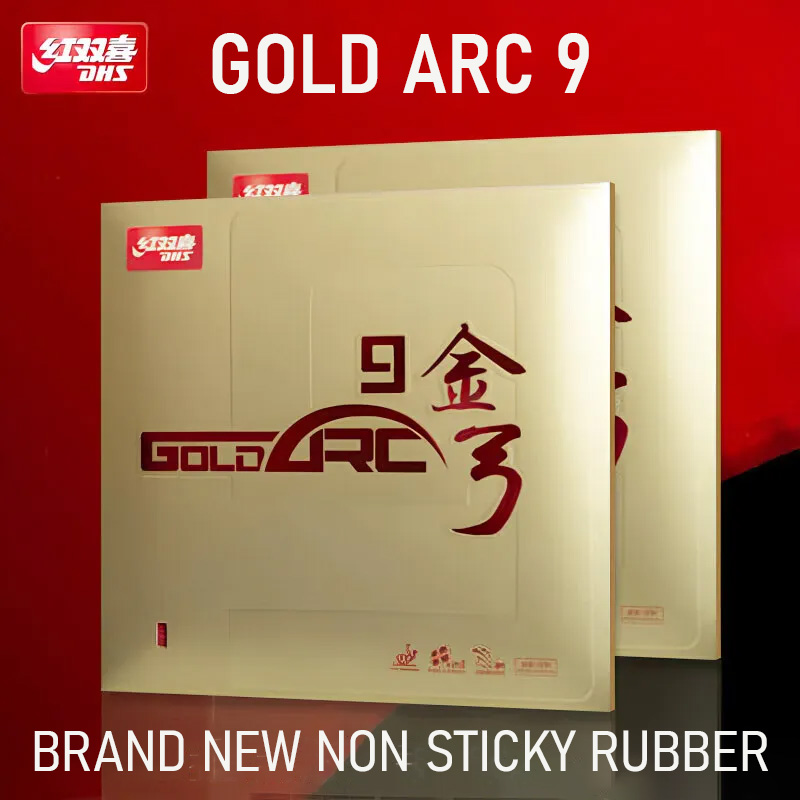 Karet Tenis Meja DHS Gold Arc  - Badminton Background ulasan dan harga