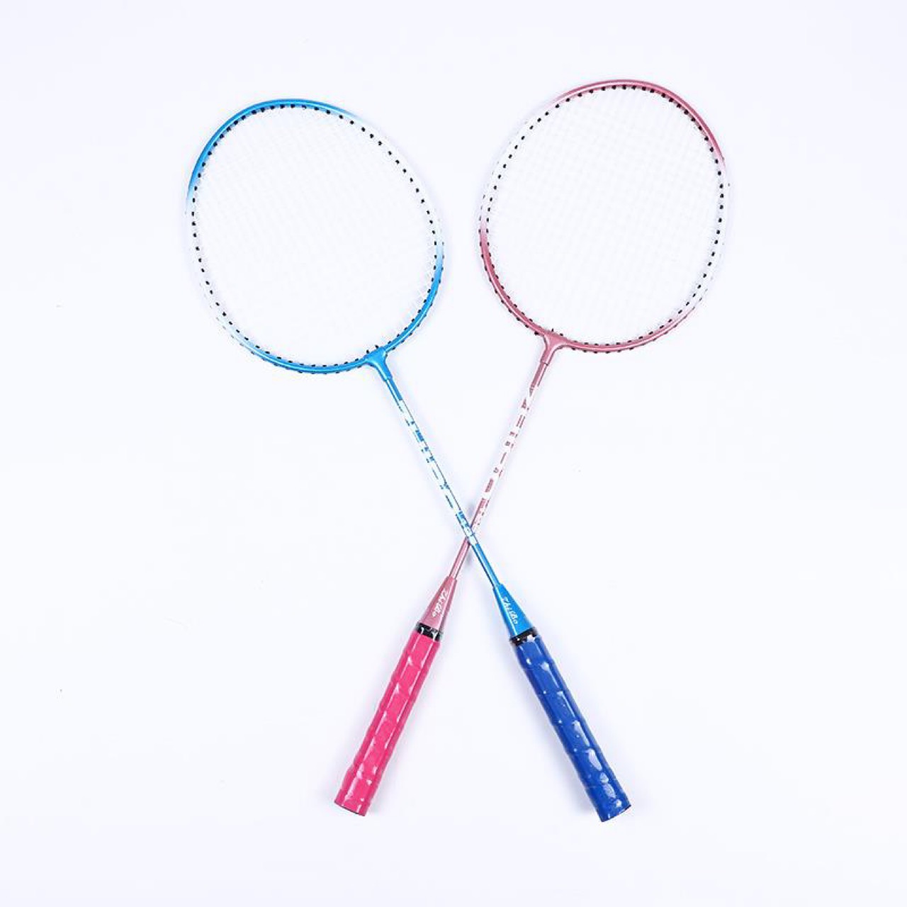 Raket Bulu Tangkis Warna Pink  - Badminton Background ulasan dan harga